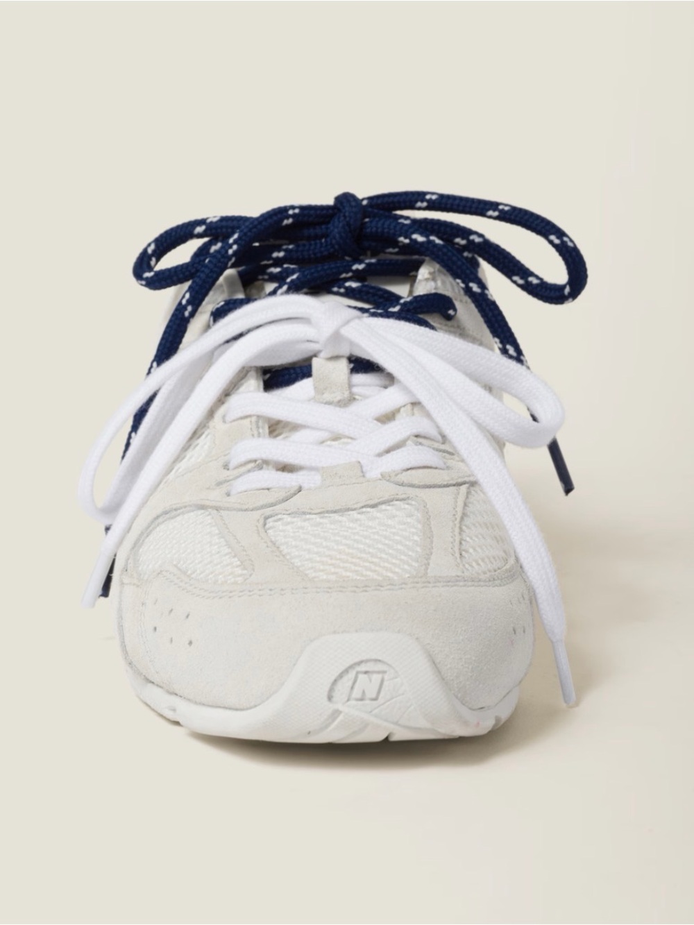 New Balance X Miu Miu 530 SL suede and mesh sneakers - Picture 6 of 8